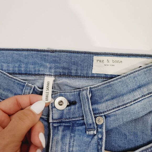 Rag and Bone ankle skinny Lena Jeans size 26 - Picture 11 of 13